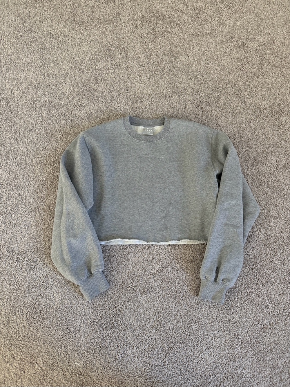 Cropped Crewneck Sweatshirt